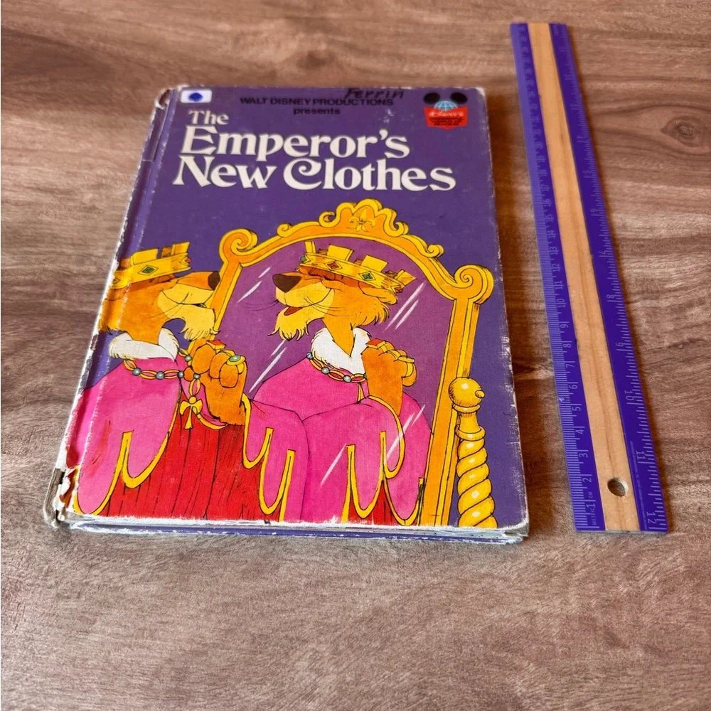 Walt Disney Productions Presents the Emperor's New Clothes Library binding 1975